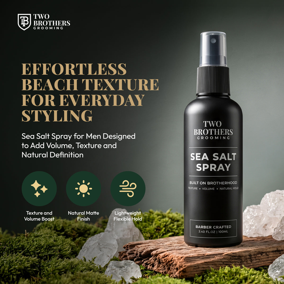 Sea Salt Spray for Men Volume & Texture