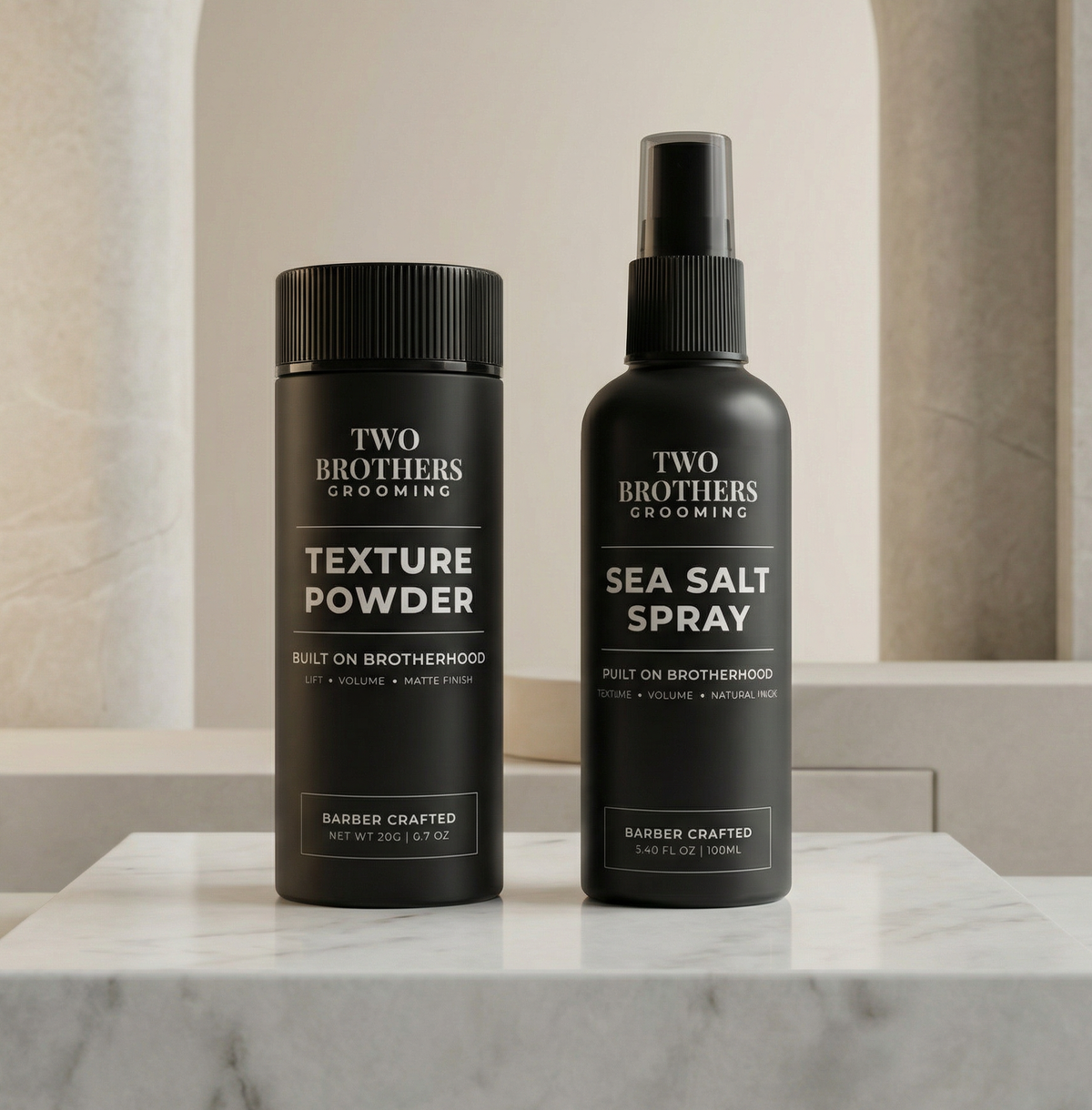 Sea Salt Spray and Texture Powder front view