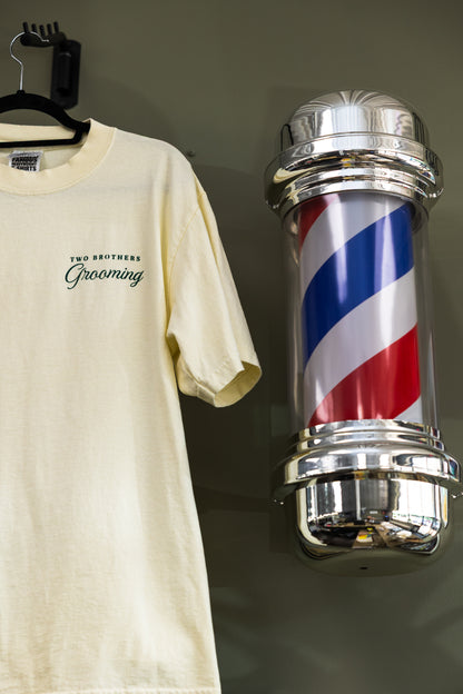 Premium Oversized Cotton T-Shirt | Two Brothers Grooming Signature Tee